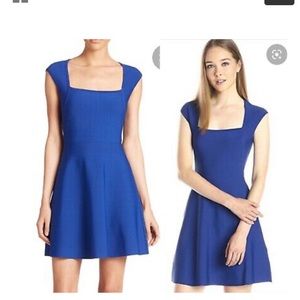 BCBG Max Azria Blue A-Line Dress (never worn)